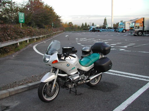 名神高速　黒丸ＰＡにて